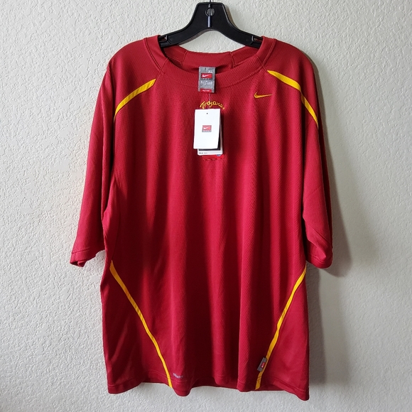 Nike USC Trojans Jersey Shirt Red Size XL - Picture 1 of 10